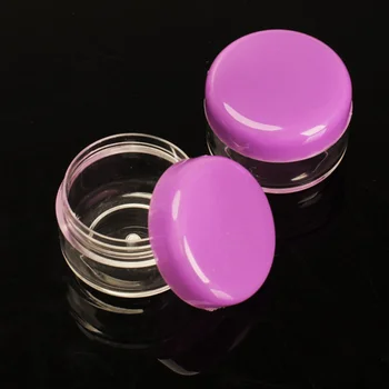 10vnt Mini Kosmetikos Jar Puodą Eyeshadow Kompaktiškas Makiažas Veido Kremas Bakas