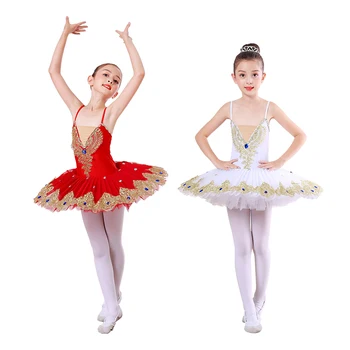 2021 nauja Suknelė GirlWhite Gulbių Ežeras Baleto Mdc Kostiumas Mergaitėms, Vaikams, Balerinos Suknelė Vaikams Baleto Suknelė Dancewear Šokių