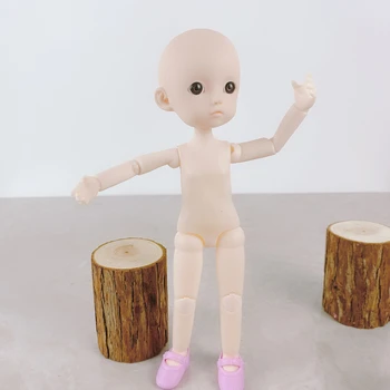 26cm BJD Doll Nuogo Kūno ir Galvos PASIDARYK Žaislus Bjd Doll Praktikos Makiažas Be Makiažo Galvos Mergaitėms 