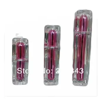 50ML rožinė aikštėje akrilo siurblys losjonas butelis,kosmetikos konteinerių,paspauskite siurblys butelis ,Kosmetikos butelis Kosmetikos Pakuotės