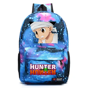 Anime Hunter Medžiotojas Drobės Kuprinė Packsack Teenger Aukštos Kokybės Kuprinę, Atsitiktinis Unisex Studentų Kelionės Nešiojamojo Kompiuterio Krepšys