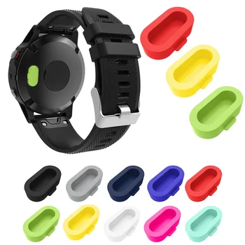 Aukštos Kokybės Dulkių Plug Funkciją Geras Dizaineris Raštas Garmin Fenix 5 Smartwatch Silikono Padengti 10vnt / Daug