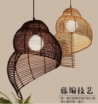 Bambuko Žibintų Šviestuvo Šviesą Kinijos Antikvariniai Restoranas, Baras, Stalo Lempa Kūrybinė Asmenybė Rotango Liustra