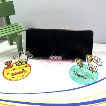 Dekoratyviniai Papuošalai Modelis Pochacco Mobiliojo Telefono Laikiklis Pav Sanrio Animacinių Filmų Dvipusis Skaidraus Akrilo Kalėdų Žaislai