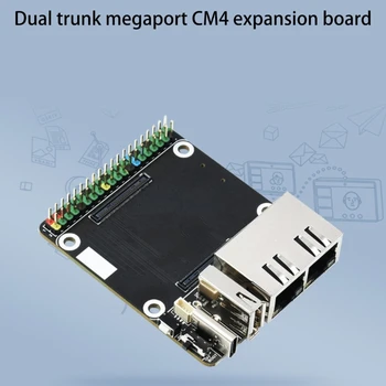 Dual Gigabit Ethernet CM4 Plėtros Valdybos 40Pin GPIO Sąsaja Ethernet Modulis Valdybos RaspberryPi Apskaičiuoti Modulis 4