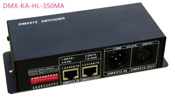 Geriausios kainos 1 vnt DC12-24V nuolatinę srovę DMX-KA-HL-350MA DMX512 dekoderis valdytojas led Nemokamas pristatymas
