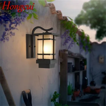 Hongcui Lauko Sienų apšvietimo Sconces Klasikinio LED Lempos Vandeniui IP65 Namų dekoro Už Veranda