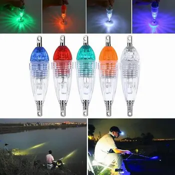 Hot Aukštos Kokybės Deimantų Formos Giliai Lašas po vandeniu Flash Lempa LED Suvilioti Šviesos Žvejybos Kalmarai Bass Šaukštas