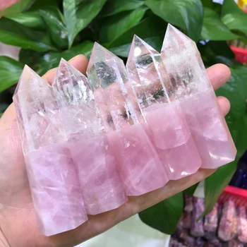 Kratinys Brangakmenių, Papuošalų Kūrimas Taškų Iš Natūralių Svajonė Ametistas Rose Kvarco White Crystal Reiki Estetinė Apdaila Dizainas