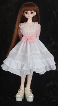 lėlės priedai bjd drabužius 1/4 1/6 Bjd doll sd lėlė mergaitė moterų mados gražus rožinis sijonas, suknelė bjd priedai suknelė
