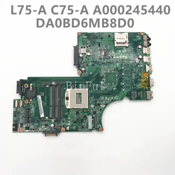 Mainboard Toshiba Satellite S70 S75 Notebook Laptop Plokštės A000245440 DA0BD6MB8D0 SR17E DDR3 100% Visiškai Išbandytas