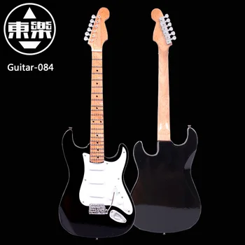 Mediniai Rankų darbo Miniatiūrinės Gitara Modelio gitara-084 Gitara Ekranas su Atveju ir Stendas (Ne Faktinis Gitara! Rodyti Tik!)