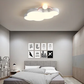 Miegamojo lempa debesis macarons vaikų kambarys led lubų šviestuvas paprasta modernus šiltas kūrybinė asmenybė kambario lempa
