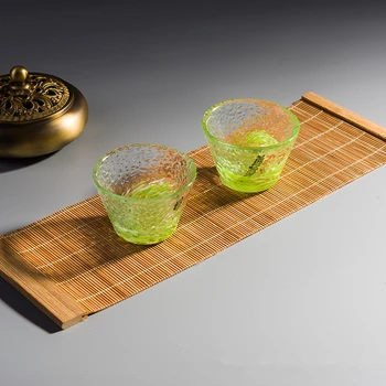 natūralaus bambuko arbatos kilimėlis arbatos runner staltiesė arbatos dėklas izoliacija padas arbatos stalo, arbatos pagalvėlę, puodelio laikiklis stalo kilimėlis