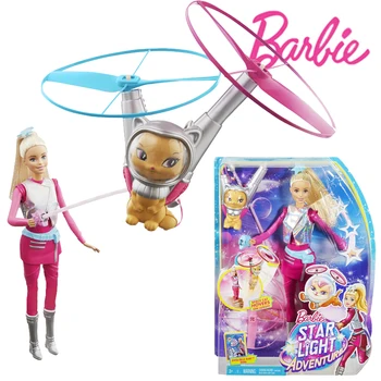 Originalias Barbie DWD24 Pop Žaislai Star Light Nuotykių Barbie Plaukioja Katė Nustatyti Veiksmų Skaičius, Barbie Modelį, Žaislai Mergaitėms, Dovanos DWD24
