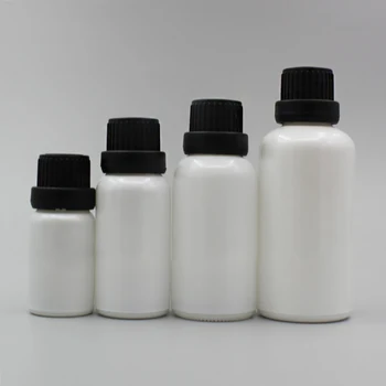 Pearl white 10 ml stiklo buteliukas su užsukamu, kvepalų aliejaus butelis, skirtas parduoti