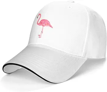 Pink Flamingo Paukščių Unisex Tėtis Skrybėlę Reguliuojamas Sunkvežimio Vairuotojas Hat Klasikinis Beisbolo Kepuraitę