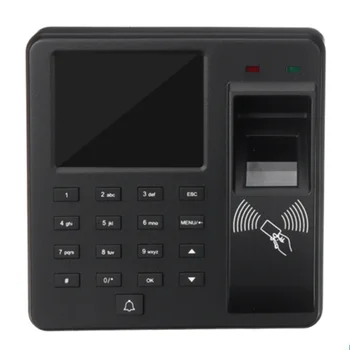 Skaitmeninis Kodas Prieigos Kontrolės Biometrinių Pirštų Atspaudų Prietaiso Laiko Lankomumo Sistema, Laikrodis Įrašyti Darbuotojo Pripažinimo Registravimas