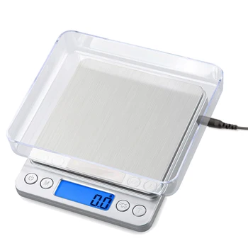Skaitmeninis Virtuvė Masto 3kg/0.1 g Maisto Multi-Funkcija Nerūdijančio Plieno Balansas LCD Ekranas Matavimo Gramai, Uncijos Virimo Kepimo