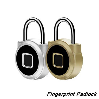 Smart pirštų Atspaudų Lock Spynos Keyless Nešiojamas USB Mokamas Anti-Theft Spynos, Elektroniniai Ne slaptažodį Pirštu Paliesti Užraktas