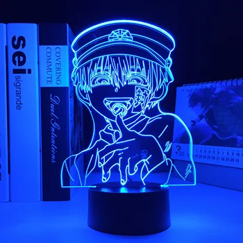 Tualetas Privalo Hanako Kun LED Nakties Šviesos Gimtadienio Dovana Kambario Dekoro naktinė lempa Tualetas Privalo Hanako Kun Naktį Lempos Anime 3D Lempos