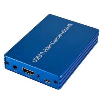 Vaizdo įrašymo Plokštę 4K 1080P HDMI USB 3.0 OBS Live Stream Transliacijos Atveju Automatiškai nustatyti Parametrus Išėjimo Dydis NAUJAS