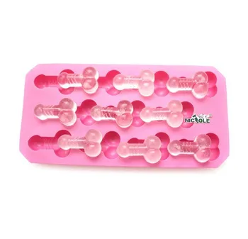 Įdomu Ledo latticecraft Mini Vyrų lytinių organų formos ledo pelėsių
