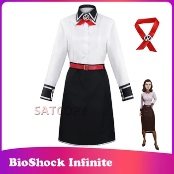 Žaidimas BioShock Infinite Cosplay Kostiumai, Elizabeth Apranga Helovinas Anime Moterų Uniformos Karnavalas